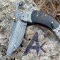 HANDMADE DAMASCUS FOLDING POCKET KNIFE