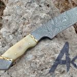DAMASCUS STEEL SKINNER KNIFE