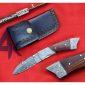 DAMASCUS STEEL FOLDING KNIFE