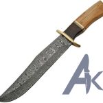 OUTDOOR DAMASCUS BOWIE KNIFE
